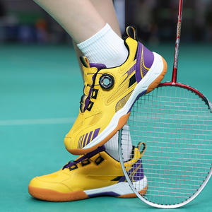 Zapatillas de <span class=keywords><strong>Tenis</strong></span> de <span class=keywords><strong>Mesa</strong></span> y Bádminton Profesionales para Hombre y Mujer, Tallas 36-45, Nuevas, con Forro de Malla para Entrenamiento Físico, Zapatos de Pickleball con Hebilla Giratoria - Product Image 3