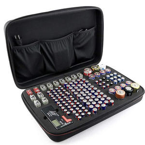 Toptan EVA pil saklama torbaları/kutuları EVA sert fermuar pil daha iyi depolama çözümü ile saklama kutusu seyahat organizatör - Product Image 3