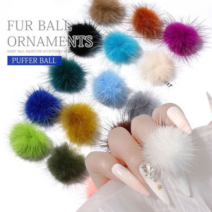 <span class=keywords><strong>Pas</strong></span> <span class=keywords><strong>cher</strong></span> Vente en gros D Magnet Fashion Balls Mignon Design Pompons Peluche Ball <span class=keywords><strong>Nail</strong></span> <span class=keywords><strong>Art</strong></span> Autocollants Feuille Papier <span class=keywords><strong>Nail</strong></span> Décoration Accessoires - Product Image 2