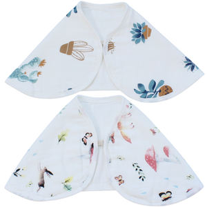 De 100% algodón 2 Paquete de muselina de alimentación dentición babear babero eructo tela para babeando y dentición para bebé - Product Image 2