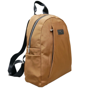 2023 New Trending <b>Ladies</b> Polyester Brown Casual Use Two Vertical Front Zipper Pocket Two Side Pocket Light Weight <b>Backpack</b> Bag - Product Image 6