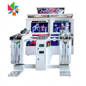 Máquina de Juego Operada con Monedas, Máquina de Juego de Disparos para 2 Jugadores, Simulación Realista de Disparos con Dos Pantallas - Product Image 1