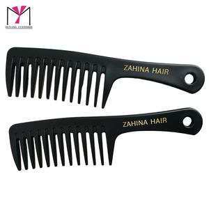 Juego de Peines de Dientes Anchos MUYANG, Incluye Peine, Bolsa de Satén, Bolsa de Terciopelo y Etiqueta Colgante con Logotipo Personalizado - Product Image 5