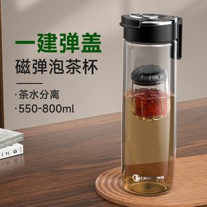 Tritan Material Portable <b>Cup</b> One Touch Opening Heat Resistant Travel <b>Drink</b> <b>Cup</b> Bpa Free Solid Color - Product Image 5