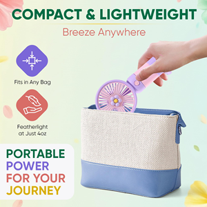 Nuevo Ventilador Portátil de Escritorio para Fiestas de Verano, Ventilador de Mano USB Recargable, Mini Ventilador de Bolsillo Recargable para Niños - Product Image 4