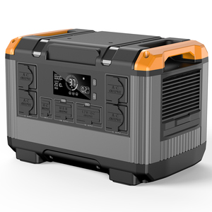 Station d'alimentation portable solaire 100V 110V 220V Lifepo4 2000W 2400W, système de secours extérieur, station d'alimentation portable 2000W - Product Image 2