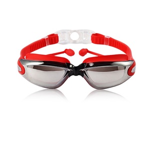 Lunettes de natation professionnelles pour adultes, anti-buée, avec verres UV, pour hommes et femmes, étanches, réglables, en silicone - Product Image 6