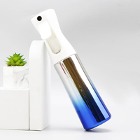 Bouteilles en plastique PET à pulvérisation continue dégradée personnalisées, pulvérisateurs à pompe à brume fine modulaires réutilisables pour parfum, vente en gros