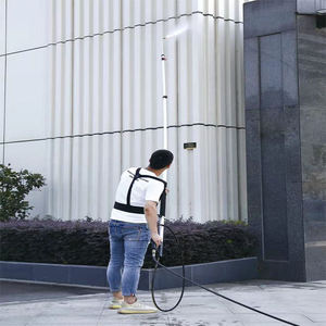 BISON CHINA Nouvelle <span class=keywords><strong>Lance</strong></span> de Nettoyage à Haute Pression Télescopique en Aluminium de 5,5 Mètres (18FT) pour Toiture et Béton, 6kg, Garantie 1 An - Product Image 1