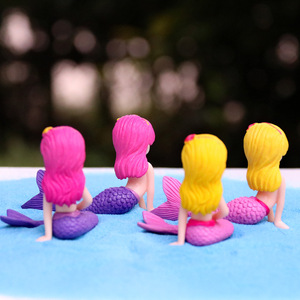Dessin animé sirène Figurine Micro paysage jardinage maison <span class=keywords><strong>Aquarium</strong></span> décoration <span class=keywords><strong>Miniature</strong></span> - Product Image 3
