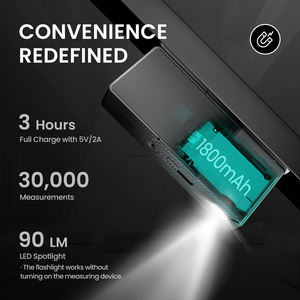 Herramienta de Medición Láser de Alineación Visual Bilateral Larga con Pantalla de Ángulo de Rotación en Tiempo <span class=keywords><strong>Real</strong></span> - Product Image 6