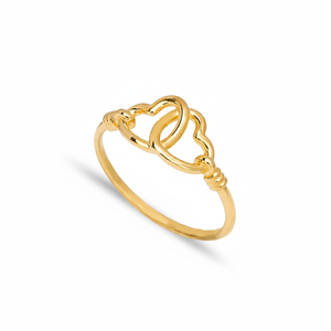 Double Heart Design <b>Plain</b> <b>Ring</b> Wholesale Handcrafted <b>Silver</b> Jewelry Turkish 925 <b>Silver</b> Sterling Jewelry - Product Image 2
