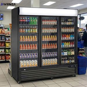 Réfrigérateur commercial Visicooler à trois portes, réfrigérateur vertical pour boissons, réfrigérateur de grande capacité - Product Image 1