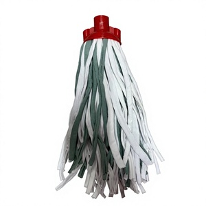 Gizmop 200 Gr Wet <b>Mop</b> Cotton Plastic Head Quick Absorption Durable Reusable Antibacterial Self Wringer Stainless Steel Pole - Product Image 3
