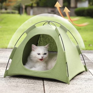 JWS-127 benutzer definierte faltbare kleine Hunde zelt im Freien Katzen bett Haus Zelt tragbare Camping Haustier Zwinger - Product Image 5