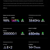 Lunettes AR Intelligentes TCL Rayneo Air 3 Écran Portable HD 120Hz Haute Fréquence de Rafraîchissement JoyDock, Lunettes VR Géantes Portables