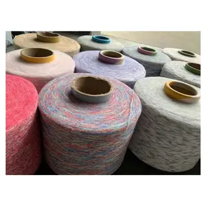 Yarn factory direct sale Wholesale super soft acrylic nylon brushed mohair Cone Yarn used for Machine weaving