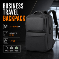 Sac à dos professionnel extensible OEM personnalisé avec rangement optimisé pour appareils et fonctionnalités de voyage pour importateurs de marques