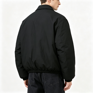 Giacca Invernale Imbottita di Alta Qualità per Uomo, Nero, Oversize, Casual, Stile Bomber, Calda e Spessa, con Zip, Abbigliamento Streetwear - Product Image 2