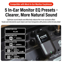 Système de monitoring intra-auriculaire sans fil NUX C-7 5,8 GHz, casque sans fil manuel pour performances sur scène et diffusion en direct