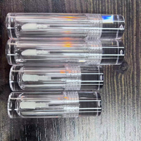 2025 tubes de brillant à lèvres transparents tubes de brillant à lèvres vides avec tube de brillant à lèvres logo privé