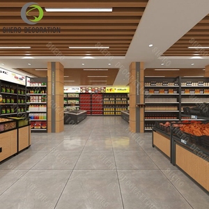 Estante de exhibición de supermercado Estantes de estantería de <span class=keywords><strong>metal</strong></span> ligeros para exhibición de tienda Tienda de conveniencia - Product Image 2