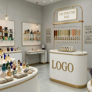 Muebles de Tienda de Perfumes de Lujo Personalizados |   Estantes y Vitrinas LED para Exhibición de Fragancias |   Solución Integral para Equipamiento de Tiendas - Product Image 1