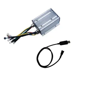 SINUSOIDAL Controller untuk Motor Hub BLDC 2000-3000w, pengendali SINUSOIDAL 24 v-72 V 300A