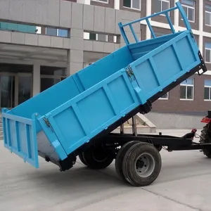 High quality heavy-duty 7c-3t single axle agricultural Walking Tractor Semi-trailer