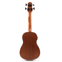 Ukulele électrique en bois d'épicéa et d'acajou de fabrication chinoise, 30 pouces, avec micro