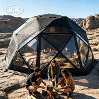 Carpa Instantánea Tipo Iglú Kawagebo Kamp (KK) de Tela de Algodón, Carpa Domo de Gran Capacidad para Eventos al Aire Libre y Sauna