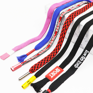 聚酯圆形拉绳带尖端，连帽衫拉绳定制圆形拉绳 - Product Image 1