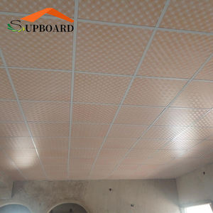 Panneaux de <span class=keywords><strong>plafond</strong></span> en plâtre de conception moderne de Dubaï, film PVC pour projets de <span class=keywords><strong>plafond</strong></span> de bureau et de salle de bain - Product Image 1