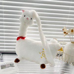 กระเป๋าตุ๊กตาไดโนเสาร์อัลปาก้าสไตล์ใหม่  แบบเรียบง่ายและสง่างาม  ของเล่นตุ๊กตาสัตว์แบบสั่งทำพิเศษ  ของเล่นตุ๊กตาสำหรับเครื่องคีบตุ๊กตา - Product Image 4