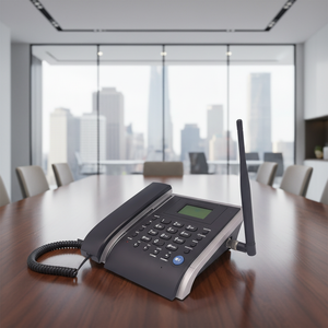 Téléphone <span class=keywords><strong>fixe</strong></span> sans fil 2G à <span class=keywords><strong>double</strong></span> carte SIM Rong GW08-4, vente en gros d'usine - Product Image 1