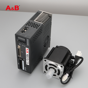 A & B 750W mô hình động cơ <span class=keywords><strong>servo</strong></span> một pha 220V AC ABM80-0730M22N01 gắn mặt bích IP65 - Product Image 3