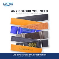 Poignées de matelas de luxe personnalisées avec logo de marque, en sangle polyester grise de haute qualité avec boucle, pour côtés de matelas