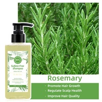 Shampooing au Romarin Sans Sulfate pour la Croissance Capillaire, Bloqueur Naturel de DHT pour Réduire la Chute de Cheveux, Renforcer les Follicules et Augmenter le Volume