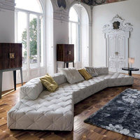 Canapé en cuir de luxe Simple et moderne, Style italien, personnalisé, meuble post-moderne, trois personnes