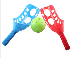ชุดเกมจับและโยนลูกบอลกลางแจ้งสำหรับเด็ก ของเล่นกีฬาพลาสติกสำหรับเด็ก - Product Image 3