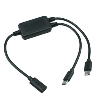 USB C HUB CABLE 2port Type c 1 to 2 Splitter Cord Support Data and Power