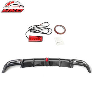 Protector de Parachoques Trasero para Honda Accord Hybrid 2018-2022, Difusor LED con Impresión de Fibra de Carbono, Accesorios para Automóviles - Product Image 4