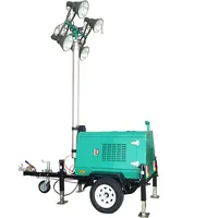 Portable Construction Lights Tower Used Diesel Generator