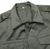 Costume vert en Polyester et coton, uniforme d'activité de plein air, vêtements tactiques, ensemble BDU