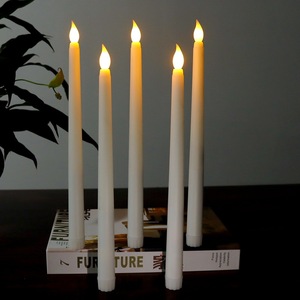 New LED Flameless Taper Candle Lights Battery Powered Long Candles Light Electronic <b>Tealight</b> Lamps for Home Wedding Party Decor - Product Image 1