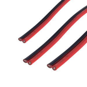 Fita de cabo de fio de silicone, fita plana, fio flexível elétrico 30awg 26awg 24awg 20awg 2pin, cabos de silicone de cobre - Product Image 6