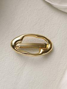 Pinces à cheveux en métal doré, antidérapantes, pour cheveux fins, épais ou bouclés, accessoires de coiffure pour femmes et filles - Product Image 6