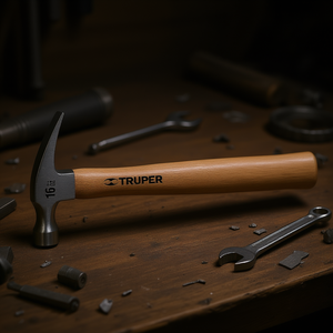 Martillo de Uña Recta Truper 16 oz MAR-16 de Acero al Carbono Grado Bricolaje para Maquinista y Uso Industrial Martillo para Clavos y Goma/Plástico - Product Image 2