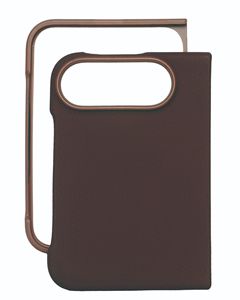 Coque <span class=keywords><strong>de</strong></span> téléphone portable en cuir PC avec autocollant anti-choc pour Iphone Duo 18 Fold 2-en-1, protection arrière avec boîte d'emballage - Product Image 5