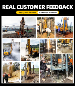 Machine <span class=keywords><strong>de</strong></span> forage <span class=keywords><strong>de</strong></span> puits d'eau pneumatique montée sur chenilles, entraînée par un moteur diesel, <span class=keywords><strong>profondeur</strong></span> 1000 m, Hengwang HW1000S - Product Image 5